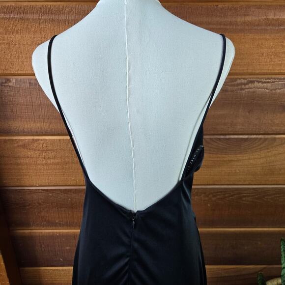 NWT Niki Livas 90s Y2K Crochet Ruched Dress 2 Fairy Grunge Whimsigoth Festival - Picture 6 of 12